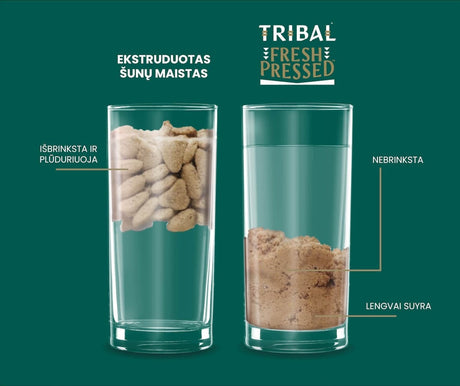 Tribal Fresh Pressed šalto spaudimo sausas maistas mažų veislių suaugusiems šunims su lašiša