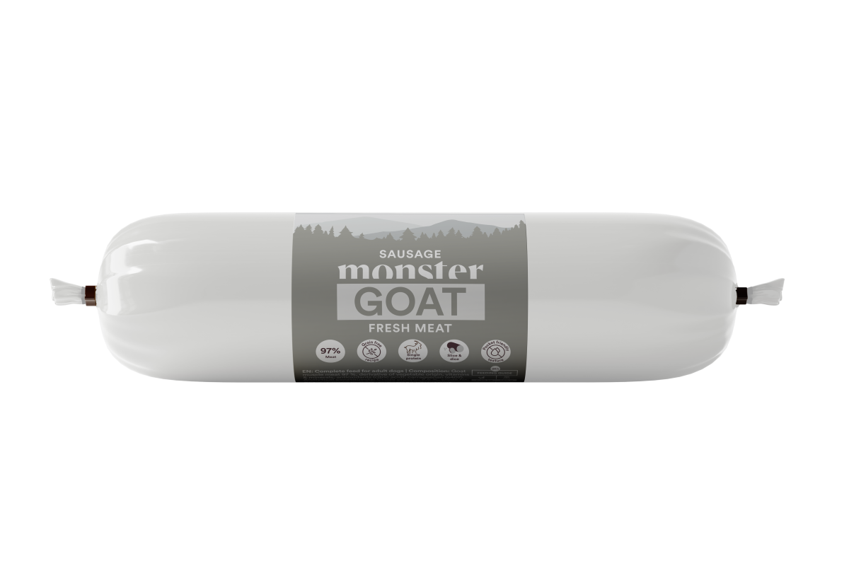 Monster ožkienos dešra Dog Sausage Goat