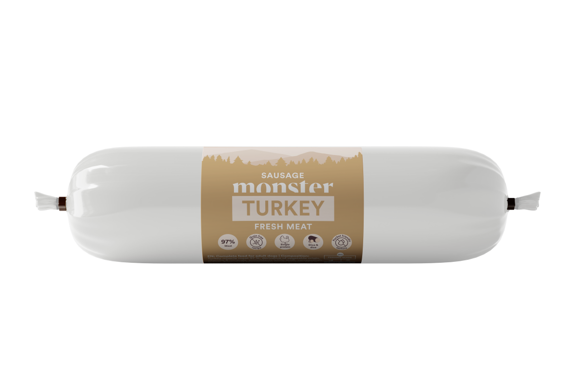 Monster kalakutienos dešra Dog Sausage Turkey