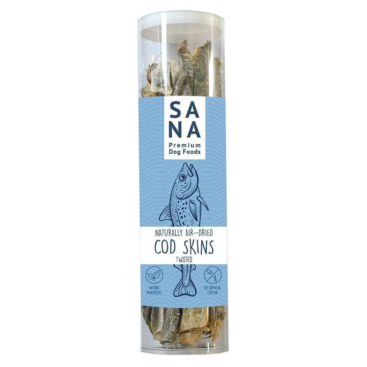 Skanėstai šunims džiovintos menkių odos Sana Dog