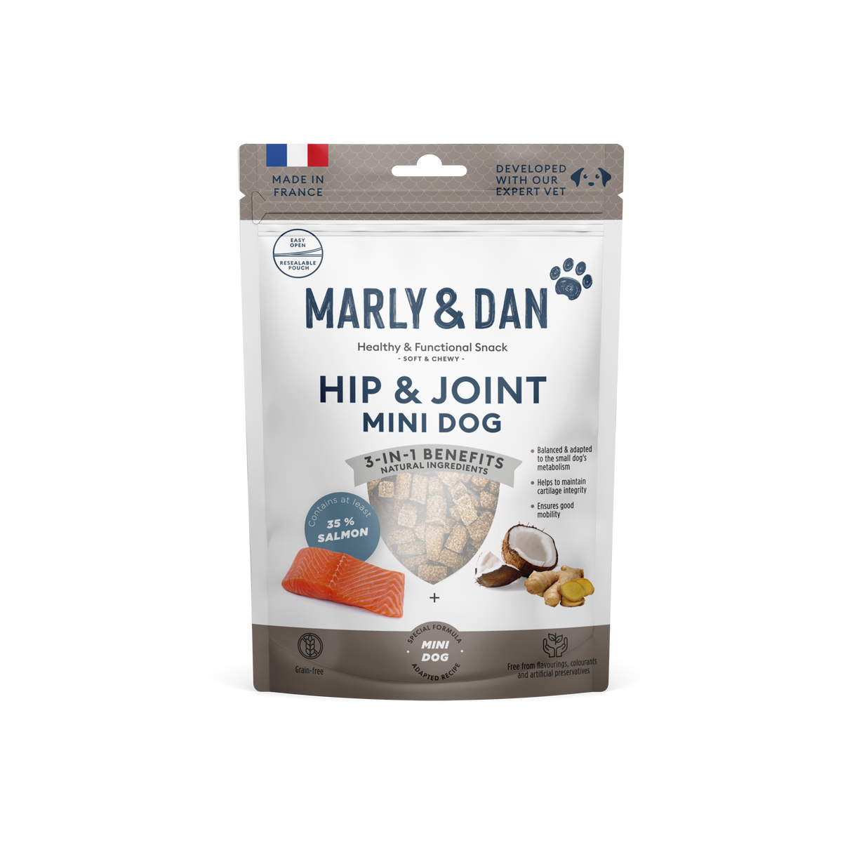 Marly & Dan minkšti skanėstai mažiems šunims HIP & JOINT