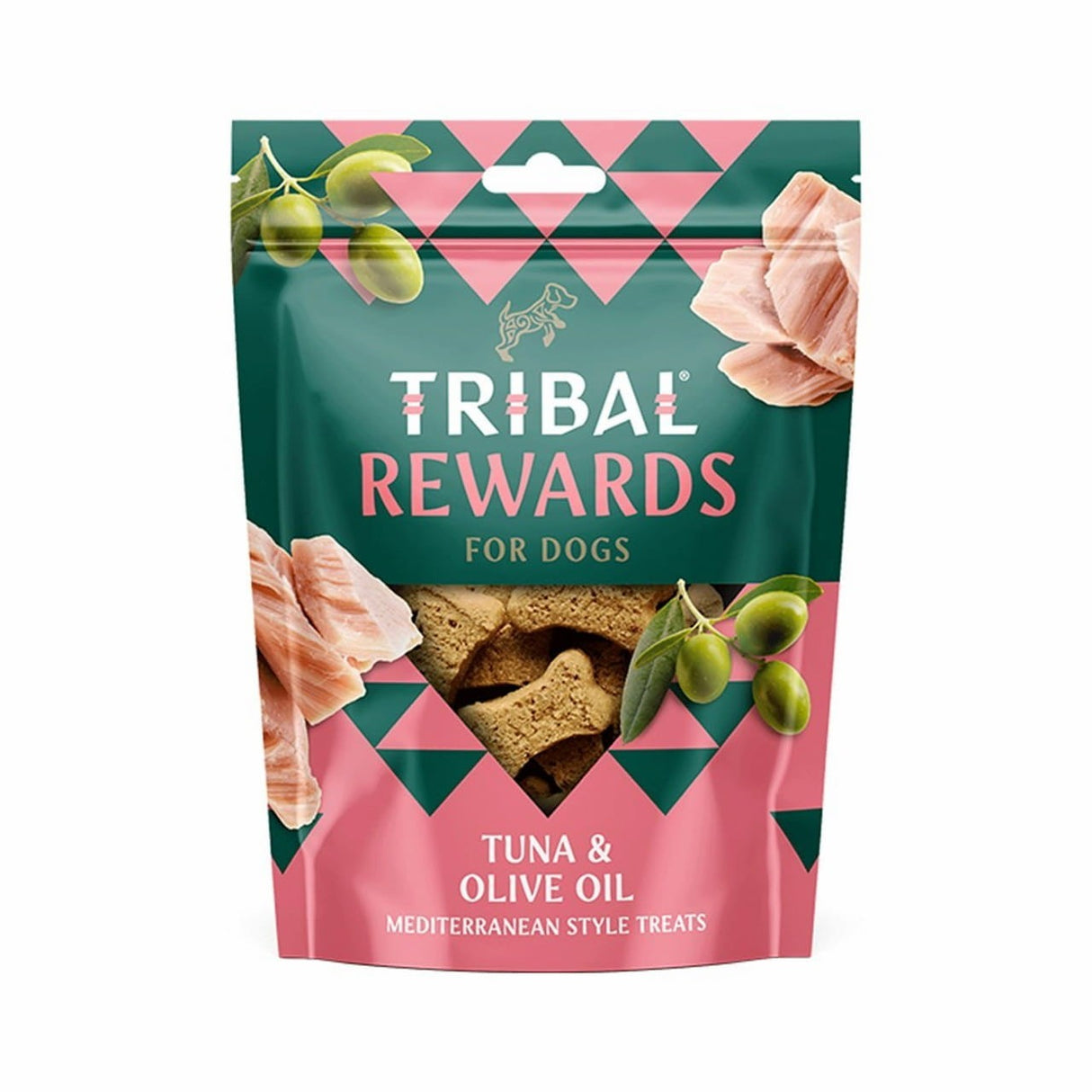 Tribal Rewards sausainiai šunims su tunu ir alyvuogių aliejumi