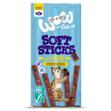 Wow Cat Soft Sticks skanėstas katėms minkštos lazdelės su lašiša