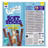 Wow Cat Soft Sticks skanėstas katėms minkštos lazdelės su lašiša
