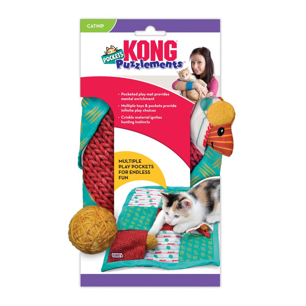 Žaislas "KONG Cat Puzzlements Pockets"